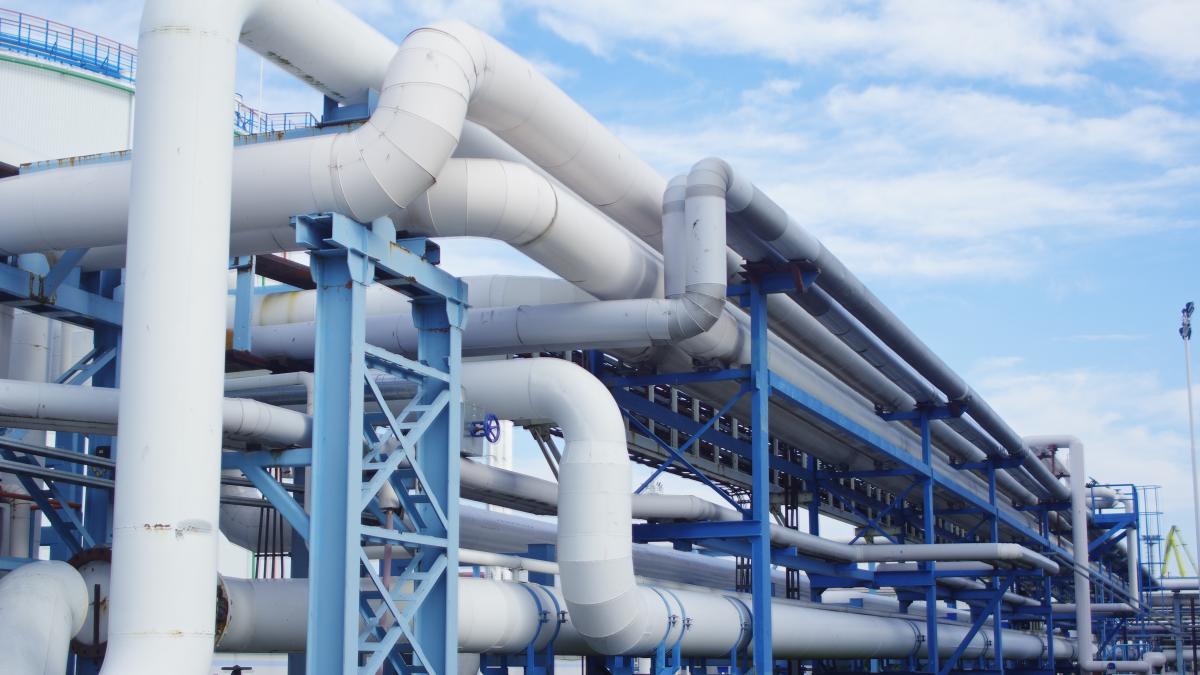 le remplissage des stocks de gaz