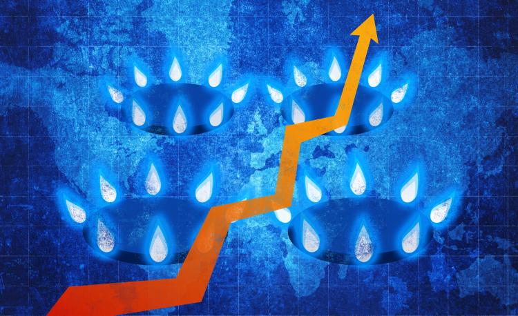 augmentation du gaz