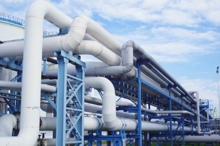 le remplissage des stocks de gaz